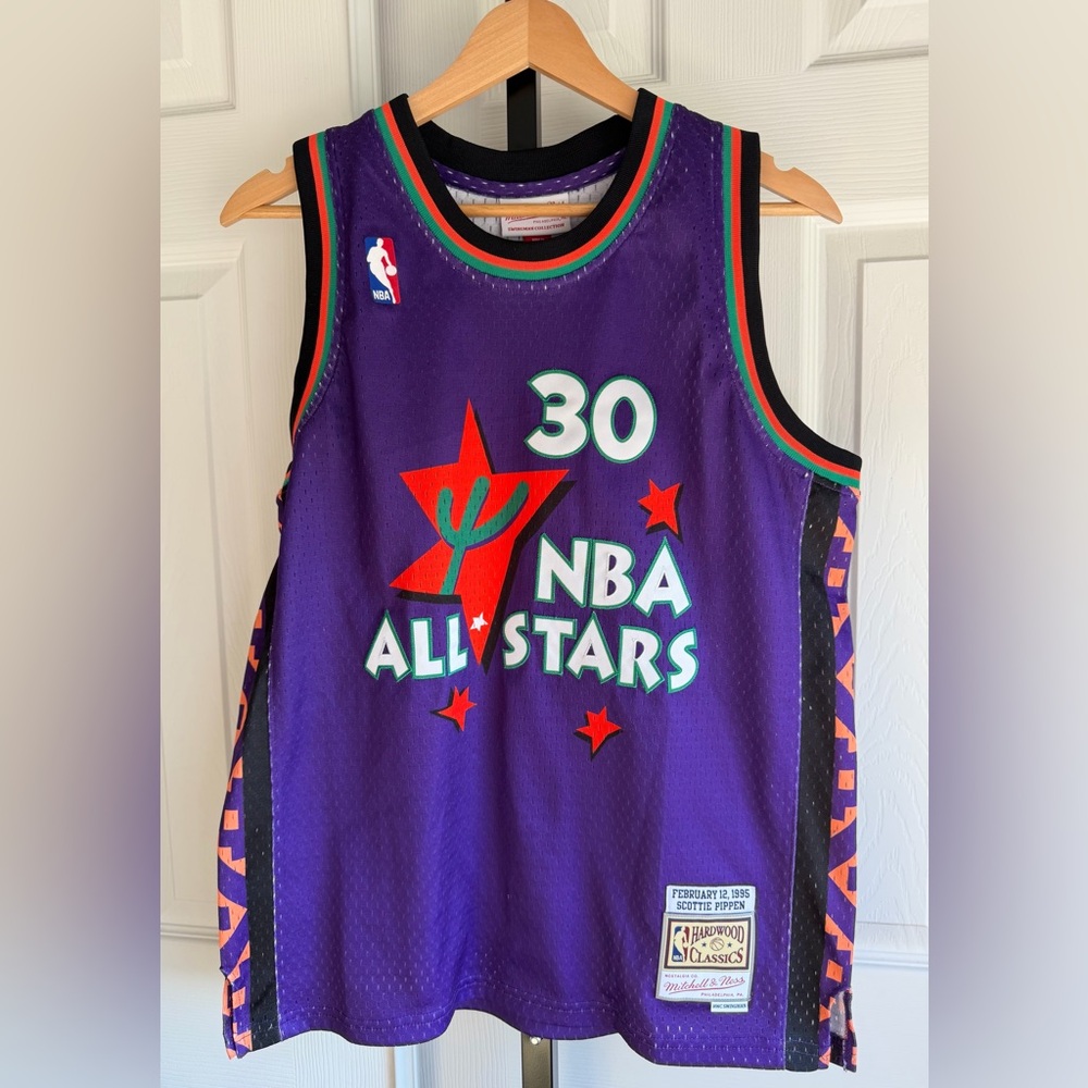 Scottie Pippen Mitchell & Ness 1995 NBA All-Star
Game Jersey Size: L (14/16) - Picture 2 of 8